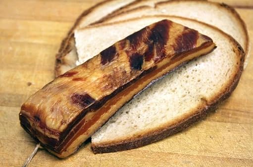 Gourmet Market German Double Smoked Bacon Chunk, 2 lbs, Premium Quality