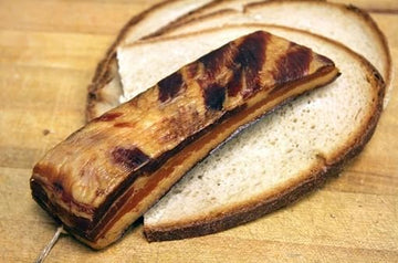 Gourmet Market German Double Smoked Bacon Chunk, 2 lbs, Premium Quality