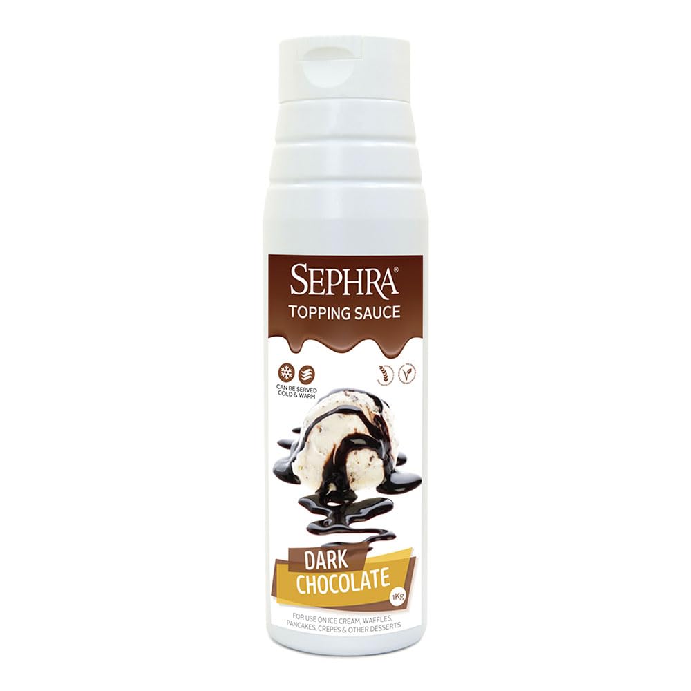 Sephra Topping/Dessert Sauce - 2.2lb Squeezy Bottle (Dark Chocolate)