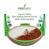 Food Earth - Red Kidney Beans Curry With Steamed Rice Meal - Ready To Eat Indian Cuisine - Organic Gluten-Free Gmo-Free - Health