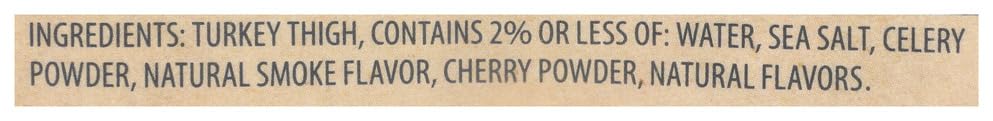 DIESTEL TURKEY RANCH Sugar Free Turkey Bacon, 8 OZ