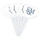 GRAPHICS & MORE Heart Cupcake Picks Set of 6, Acrylic, Franklin & Marshall College, Model CUPT.HRT.ACR.6PK.CLCFMC500B