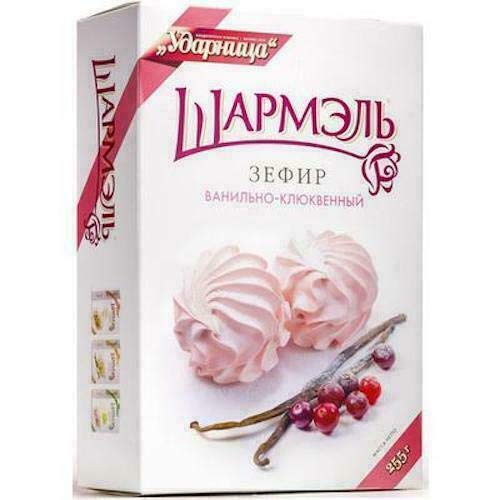 RUSSIAN ZEFIR MARSHMALLOW SHARMEL Vanilla-Cranberry 255 g ????? ????????-?????????? ???????