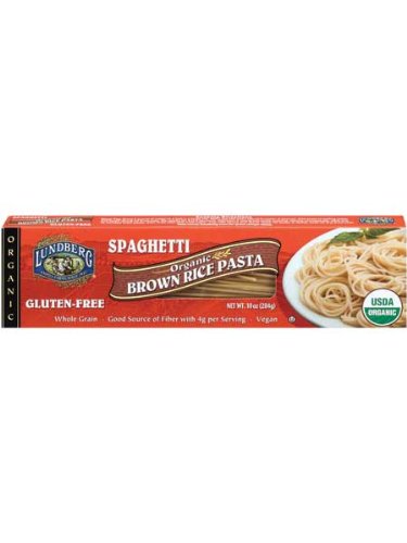 Lundberg Family Farms Organic Brown Rice Pasta, Spaghetti, 10 Ounce (Pack Of 6)