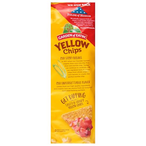 Garden Of Eatin Corn Tortilla Chips, Yellow Chips, 1 Lb Bag