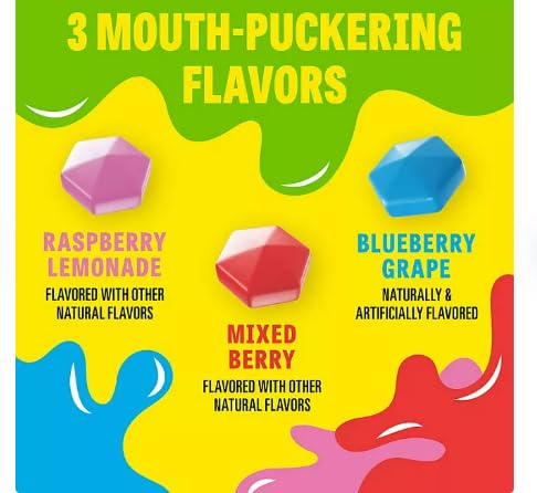 Gushers Super Sour Gusher'S 0.8 Oz., 42 Pk, Juicy Center