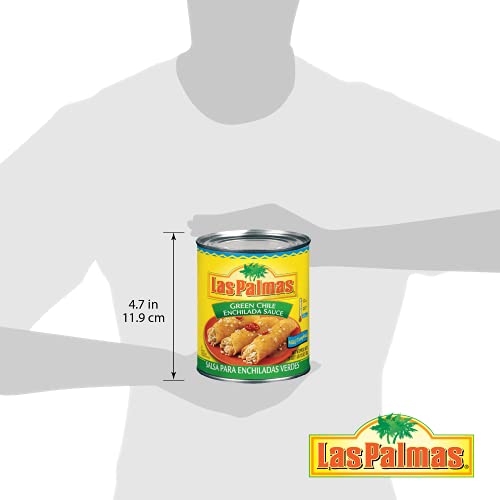 Las Palmas Green Chile Enchilada Sauce, Mild, 28 Ounce (Pack Of 12)