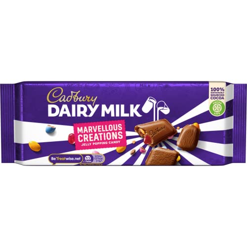 Cadbury Dairy Milk Marvellous Smashables Jelly Popping Candy, 160 G
