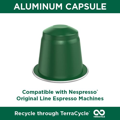 Cafe La Llave Espresso Pods, Dark Roast, Intensity 11, 80 Recyclable Aluminum Pods, Compatible with Nespresso, 10 Count (Pack of 8)