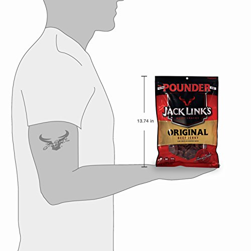 Jack Link'S Meat Snacks Beef Jerky, Original, 16 Ounce (Pack Of 1)