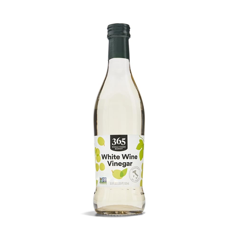 365 by Whole Foods Market White Wine Vinegar, 16.9 fl oz, Pack of 1