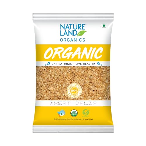 Natureland Organics Wheat Dalia (Porridge) 500 Gm - Organic Dalia