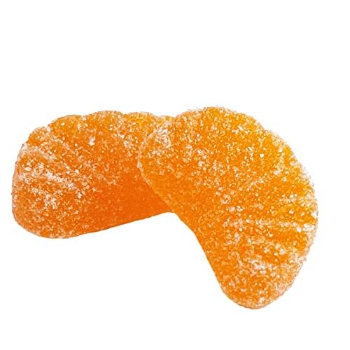 Fruidles Orange Gummi Slices Candy, Sugar Coated Fruit Flavors, 1 Pound
