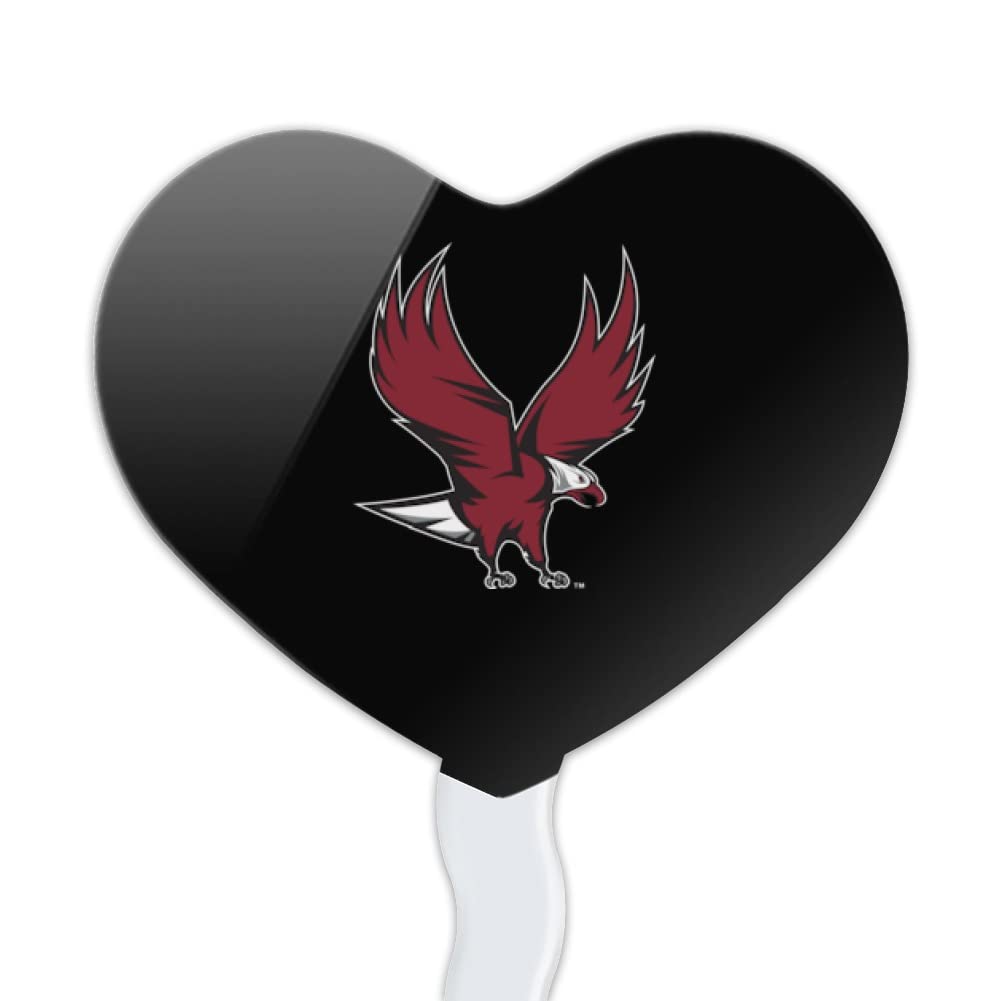 GRAPHICS & MORE Cupcake Picks Set of 6, Acrylic, North Carolina Central University, Model CUPCAKE.HEART.CLCNOC.Z008388