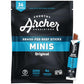 Country Archer Mini Beef Jerky Sticks, Grass Fed, Gluten Free, Paleo, Keto, 18 Ounce (Pack of 36), Individually Wrapped