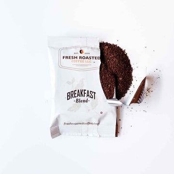 Fresh Roasted Coffee, Breakfast Blend, Kosher, Pre-Ground Fractional Packs, 1.75 Ounce, 126 Count