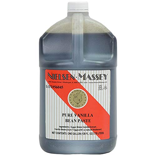 Nielsen-Massey Pure Vanilla Bean Paste for Baking and Cooking, 1 Gallon