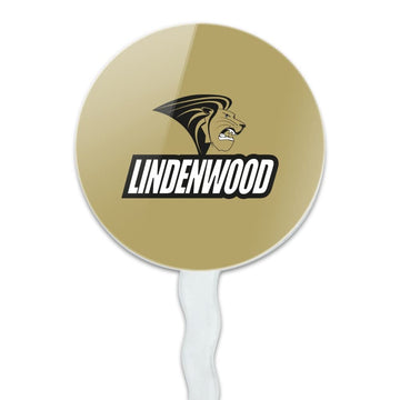 Lindenwood University Secondary Logo Cupcake Picks Toppers Decoration Set Of 6