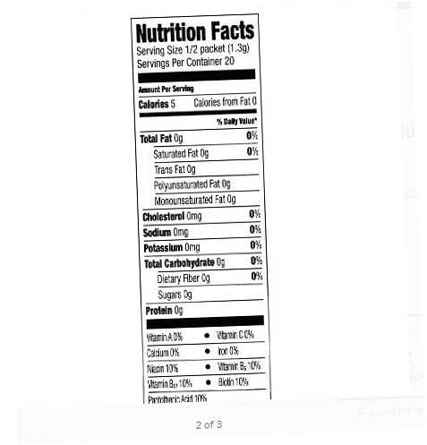 Great Value Energy Acai Blueberry Sugar-Free Drink Mix, 3.52 oz, 40 Packets (4 Boxes)