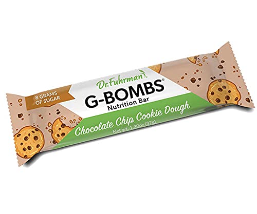 Dr. Fuhrman G- S Nutrition Bar, Chocolate Chip Cookie Dough, Vegan, Gluten-Free, 1 Bar