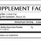 Teaveli Organic Barley Grass Juice Powder - 5.3 oz - Raw Utah Grown Extract for Green Juice