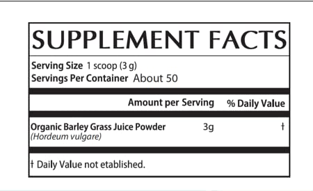 Teaveli Organic Barley Grass Juice Powder - 5.3 oz - Raw Utah Grown Extract for Green Juice