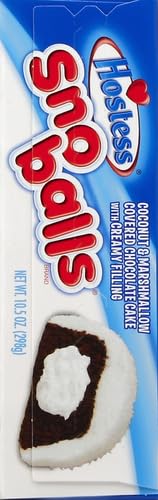 Hostess SnoBalls, 6 Count (Color May Vary by Season), 10.5 Ounce
