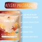 Kubo Tea High Caffeine Mushroom Tea Bags - Organic Reishi Blend for Energy & Focus, 20 Ct, Compostable Packaging