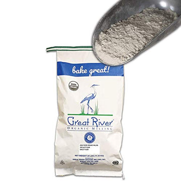 Great River Organic Milling Organic Barley Flour | Unbleached, Unbromated, Non-GMO, Kosher | High Fiber, Nutty Flavor Perfect fo