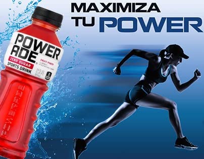 WESTERNMBY POWERADE Zero Fruit Punch, Pack of 10 Bottles, 20 Fl Oz Each, Total 200 Fl Oz