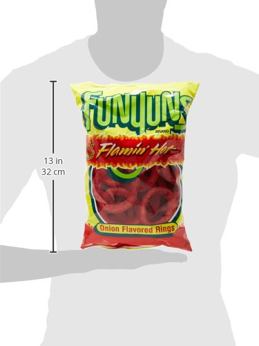 Frito Lay, Funyuns, 6Oz Bag (Pack Of 3) (Choose Flavors Below) (Flamin' Hot)