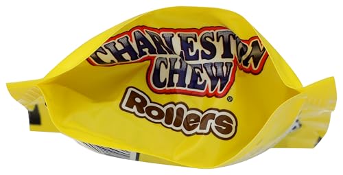 Charleston Chew Rollers Vanilla Snack-To-Go Resealable Bag, 4.5 oz, Pack of 3