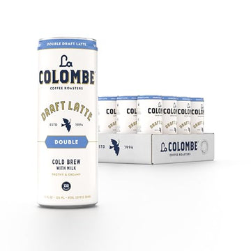 La Colombe Coffee, Double Draft Latte, 11 Fl Oz Cans (Pack Of 12), Coffeehouse Quality Cold Brew, Specialty Grade Coffee Beans, Ready-To-Drink On-The-Go