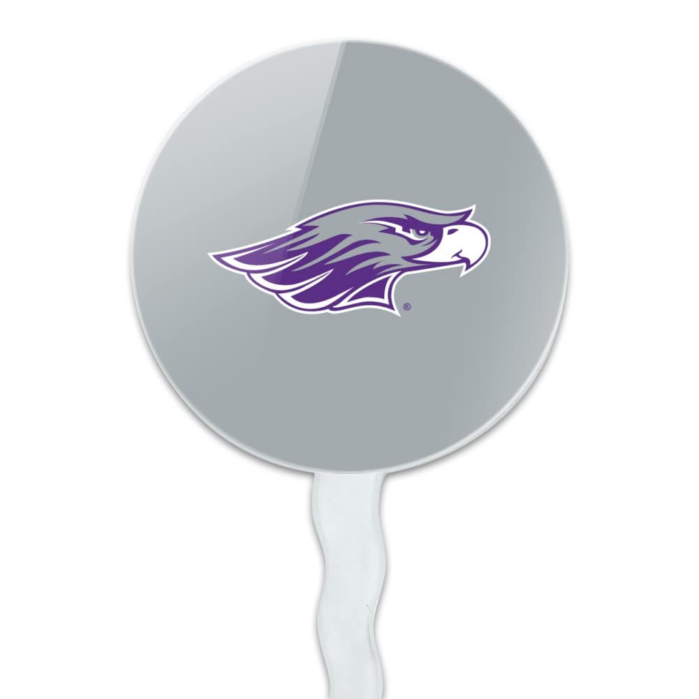 Uw Whitewater Secondary Logo Cupcake Picks Toppers Decoration Set Of 6