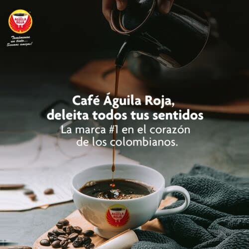 Aguila Roja Cafe Aguila Roja Coffee 500g 3 Pack - 17.64 Ounce Total, Rich Flavor, Ideal for Coffee Lovers