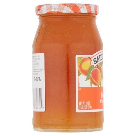 Smucker's, Peach Preserves, 18oz Jar (Pack of 2)
