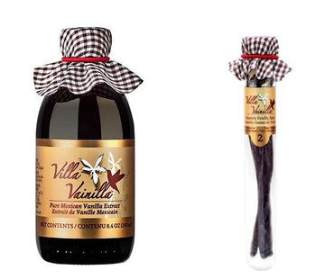 Villa Vainilla Pure Extract Special Pack- Premium Concentrated Vanilla, Real, Natural, Gourmet Flavor from Mexico (8.4 Fl Oz Van