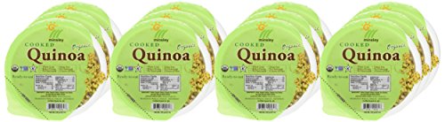 Minsley Cooked Organic Quinoa, 4.2 oz. (Pack of 12)