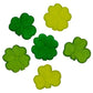 Green Shamrock Edible Sugar Cake Toppers, 24 Count
