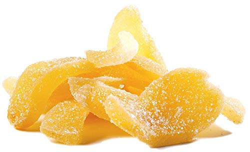Crystallized Sweet And Spicy Dried Ginger Slices - 3 Lb Resealable Bag - Premium Sweet & Spicy Snack - Natural Digestion Aid