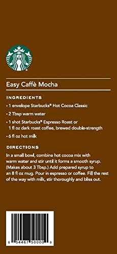 Starbucks Hot Cocoa Mix, Classic, 8 Count (Pack Of 6)