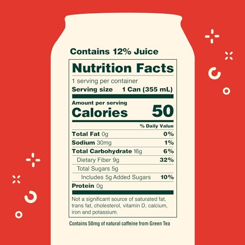 OLIPOP Prebiotic Soda Pop, Cherry Cola, Prebiotics, Botanicals, Plant Fiber, 12 fl oz can