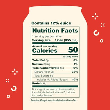 OLIPOP Prebiotic Soda Pop, Cherry Cola, Prebiotics, Botanicals, Plant Fiber, 12 fl oz can