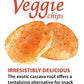 Wai Lana Veggie Chips Lime Chili (5 Pack Of 4.5 Ounce Individual Bags) - Gluten Free, Non-Gmo, Vegan, Zero Trans Fats