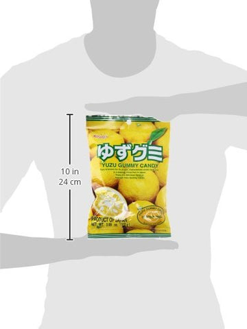 Kasugai Yuzu Gummy Candy 3.59Oz