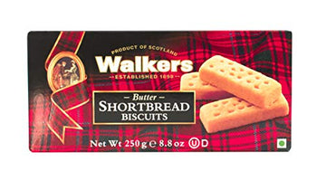 Walkers Shortbread Fingers Pure Butter Shortbread Buscuits 8.8 Oz Box