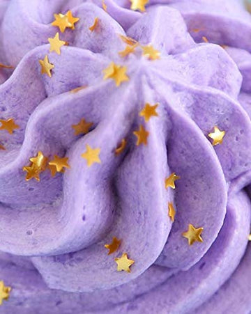 CakeSupplyShop Metallic Gold Stars Edible Shimmer Glitter for Cakes and Cupcakes .15 oz Jar