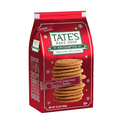 Tates Bake Shop Gingersnap Cookies  Holiday Cookies  6.5 oz