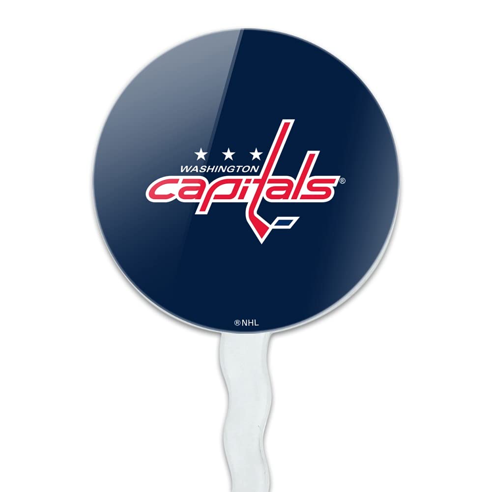 Washington Capitals Logo Cupcake Picks Toppers Decoration Set Of 6