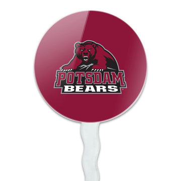 State University Of New York At Potsdam Primary Logo Cupcake Picks Toppers Decoration Set Of 6